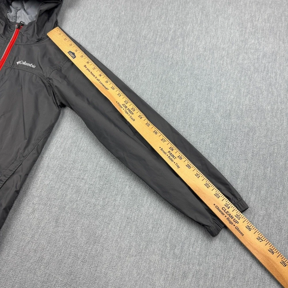 Columbia Jacket‎ Youth Boys Medium 10/12 Black Glennaker Hooded Windbreaker Kids